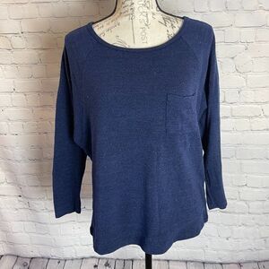 Style Rack 3/4 Sleeve Shirt with Glitter Elbow Patches